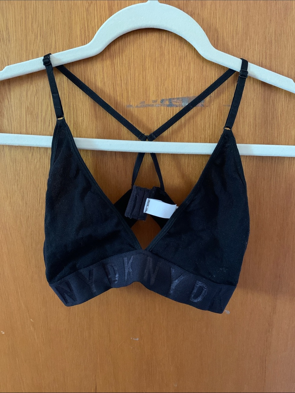 DKNY Black Seamless Soft-Cup Bralette